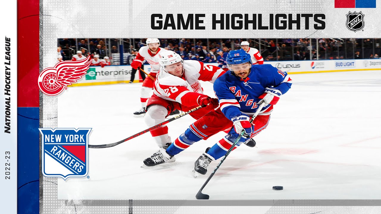 Kubalik scores in OT to give Red Wings 3-2 win over Rangers