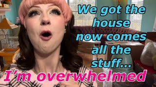 Restoring my 1925 Home in Clermont Florida/ Unboxing all my Vintage Stuff