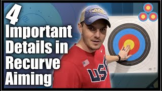 4 Important Details in Aiming a Recurve Bow | How to Shoot better in the wind | Form Series Ep. 11