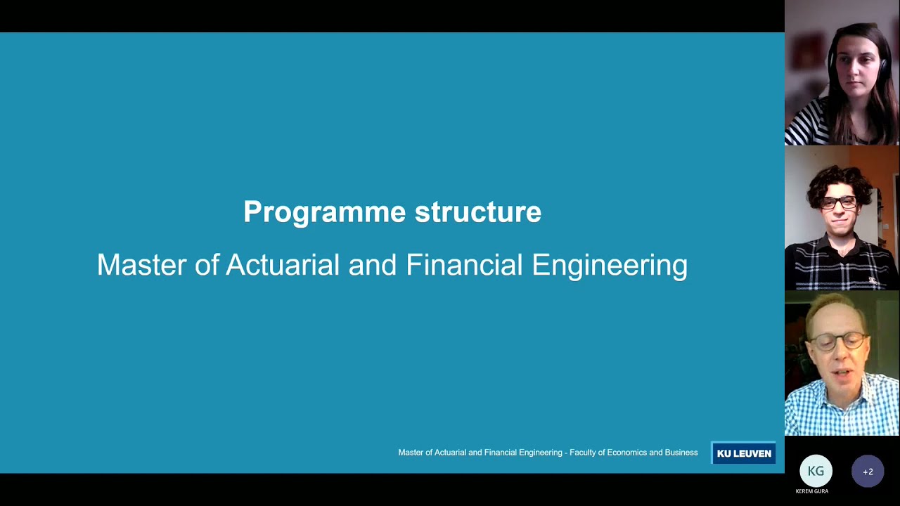 Master of Actuarial and Financial Engineering - Online Open Day - 1 December 2021