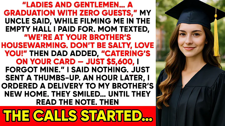“Ladies And Gentlemen… A Graduation With Zero Guests,” My Uncle Said, While Filming Me In The Empty