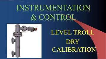 LEVEL TROLL DRY CALIBRATION