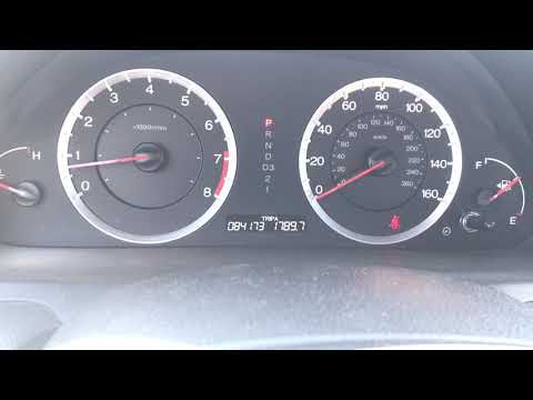 2009 Honda Accord - Maintenance Reset Procedure - Oil Life Reset