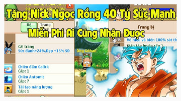 NRO - Tặng Nick Ngọc Rồng Online VIP 9 Sever Miễn Phí