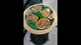 كيفية صناعة طاوله من الخشب والايبوكسى رائعه  How to make a wonderful table out of wood and epoxy