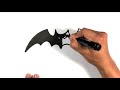 How to Draw a Bat - The Easy Way - Halloween Drawings How to Draw a Bat - The Easy Way - Halloween Drawings