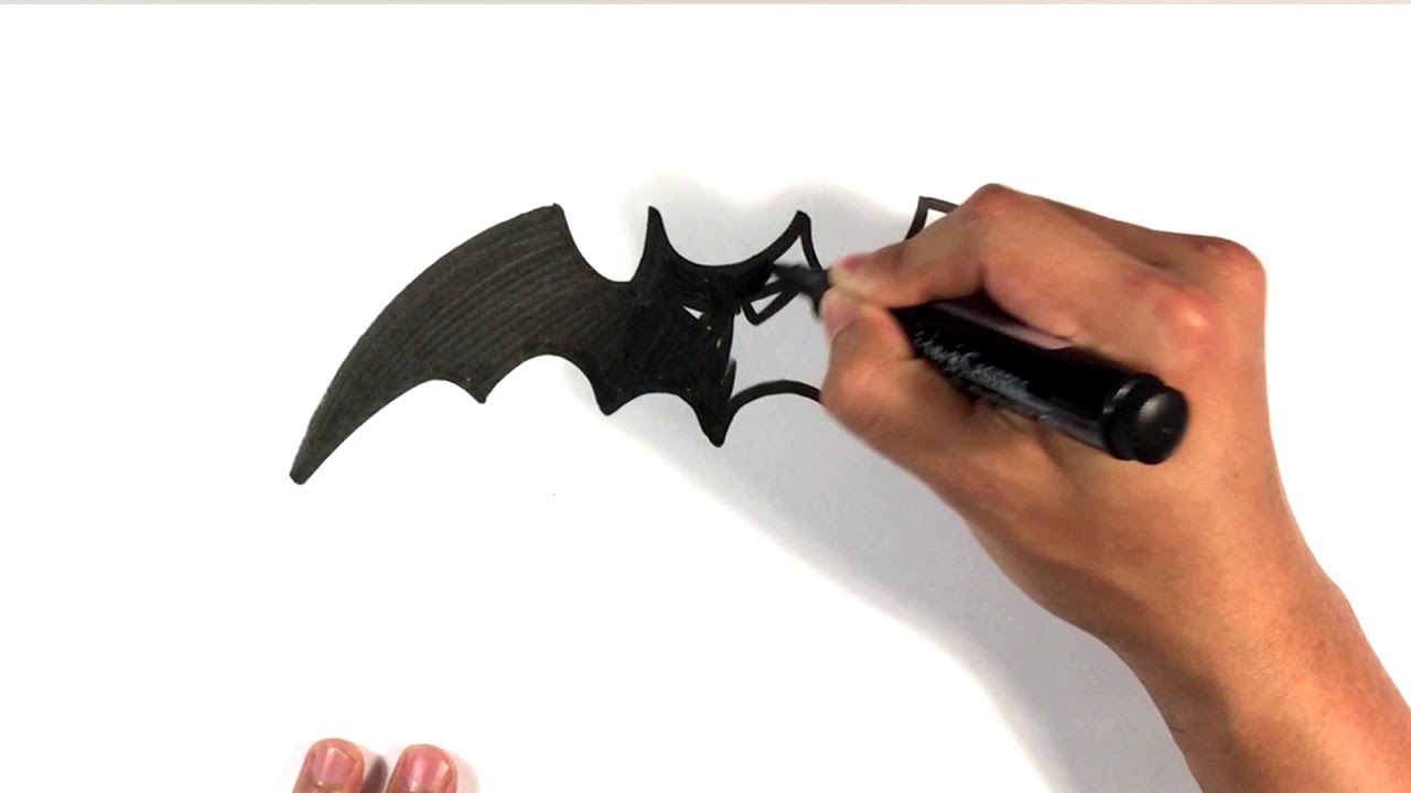 Рисунок на нож летучая мышь. How to make bat. Bat the way Барнаул.