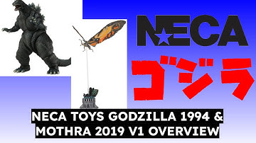 REVIEW | NECA Toys - Godzilla 1994 "Godzilla VS. SpaceGodzilla" & Mothra 2019 V1 "Godzilla: KOTM"