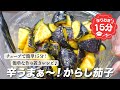 『チューブで簡単15分!』からし茄子の作り方。病みつきになるお漬物です!