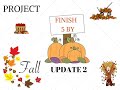 Project finish 5 by fall update 2