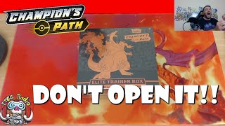 Everyone Told Me Not to Open This Champions Path Elite Trainer Box! (Awesome New Pokémon Expansion)