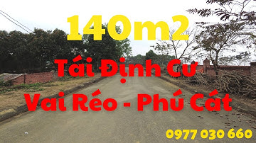 Bán 140m2 tái định cư Vai Réo Phú Cát – Bán đất Hòa Lạc – 0977030660