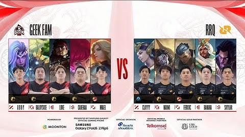 RRQ vs Geek Fam - Game 2 - MPL ID S12 | Regular Season Day 3 Week 3 | English