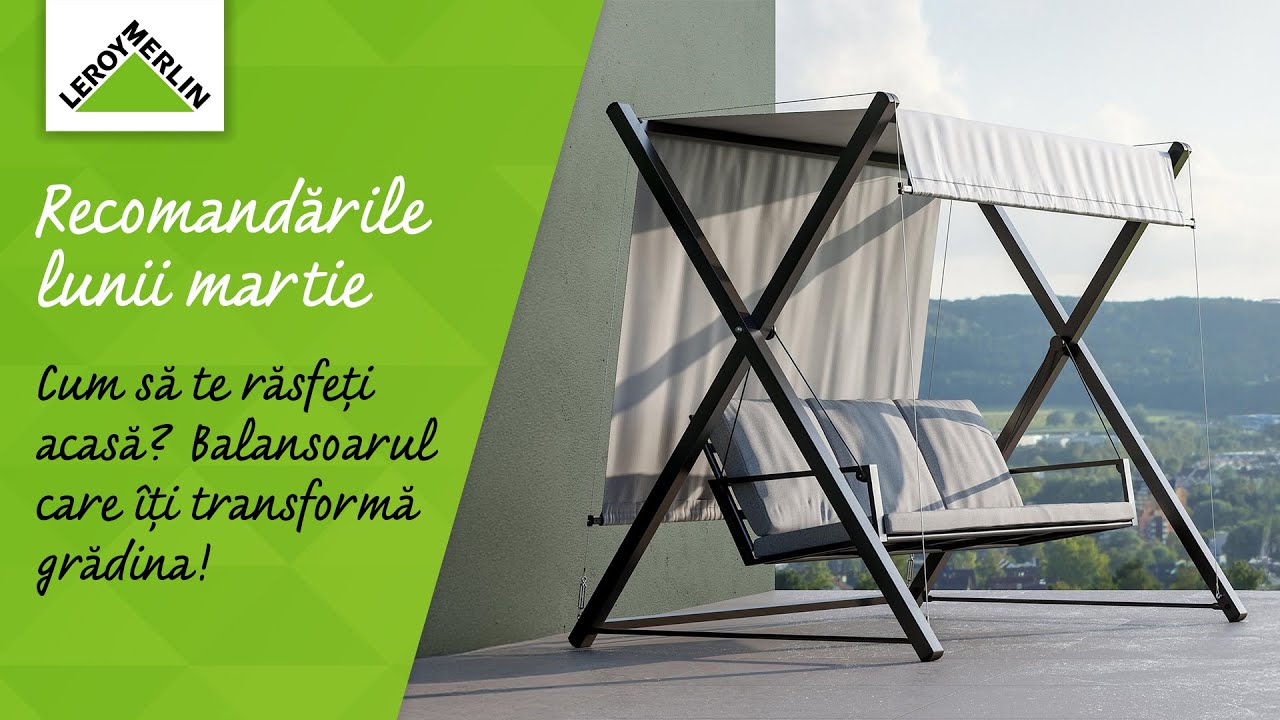 Cum să te răsfeți acasă? Balansoarul care îți transformă grădina!