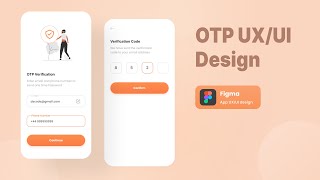 OTP Verification App Screen UI/UX Design And Prototype | Figma Tutorial