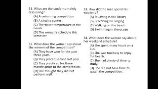 ITP || TOEFL ITP || LISTENING PART B || ANSWER KEYS