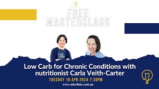 Low Carb for Chronic Conditions with nutritionist Carla Veith-Carter by Dr Charlton Low Carb GP 58 views 12 days ago 1 hour