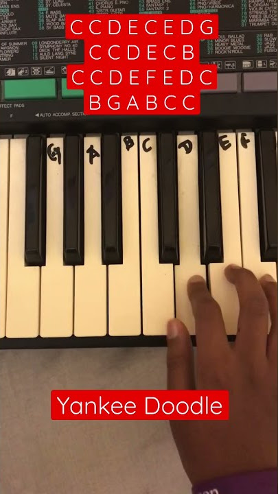 Yankee Doodle 🎠 (Piano Tutorial🎹)