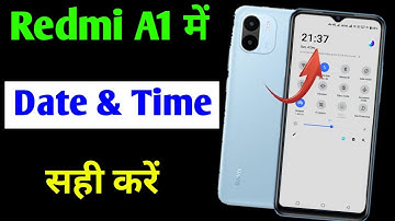 Redmi A1 me date & time sahi kaise kare | how to set date & time in Redmi A1