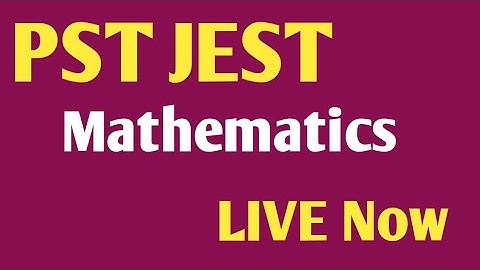 Free class || PST JEST Mathematics LIVE Class || Percentage || Sir M Ismail ||