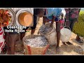 African Village life || cooking Ewe food ,GARIBA and FISHING in the costal area | Volta Region Ghana
