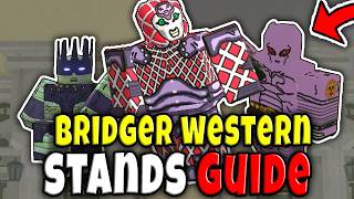 How to GET SKINS & SHINY STANDS in BRIDGER WESTERN FULL GUIDE Roblox