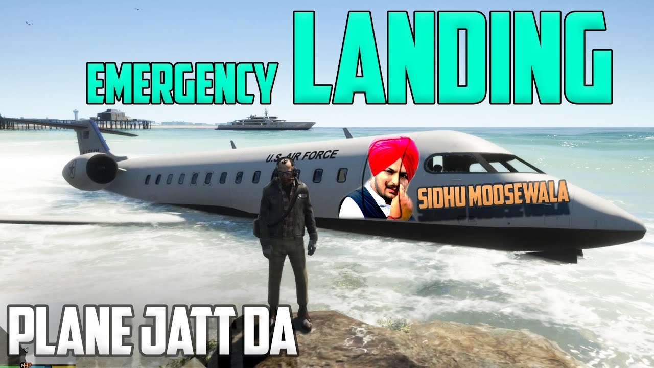 SIDHU MOOSEWALA PRIVATE JET | Emergency Landing | DEEP BRAR