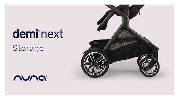 US | Nuna DEMI next Stroller Storage Features | Tutorial
