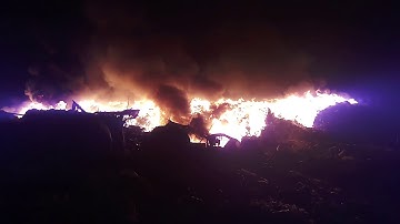 Cháy cháy 😔 bãi rác ở tóc tiên