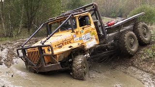 LKW Truck offroad Ural 6x6 compilation