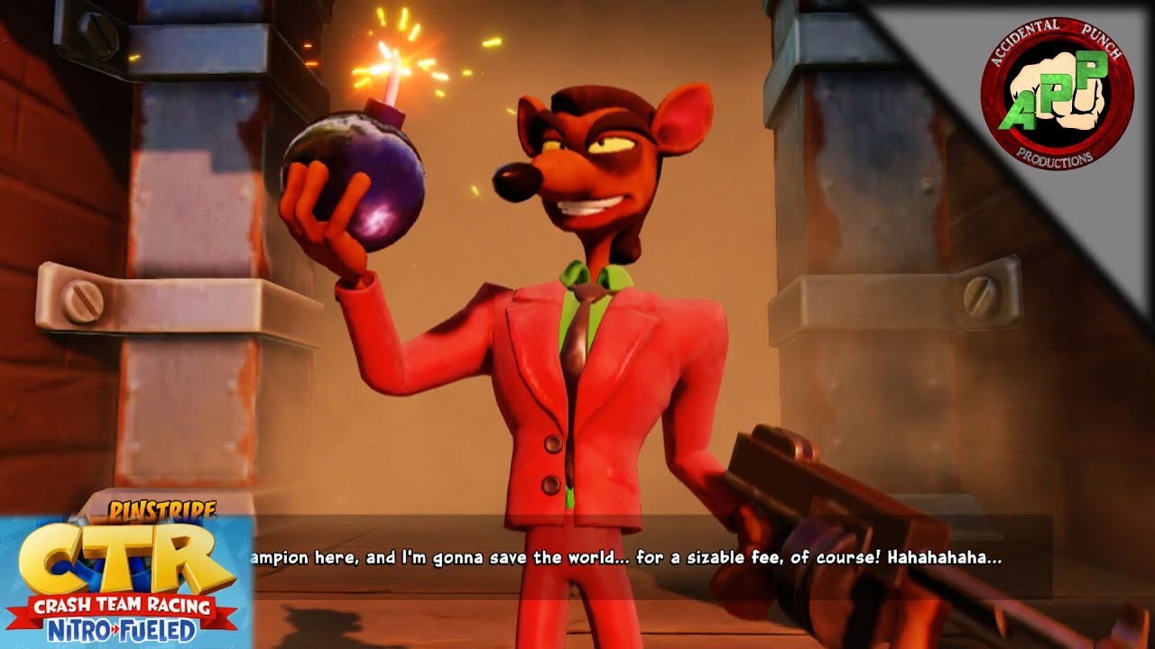 CTR #15: OXIDE STATION & PINSTRIPE (Gameplay)