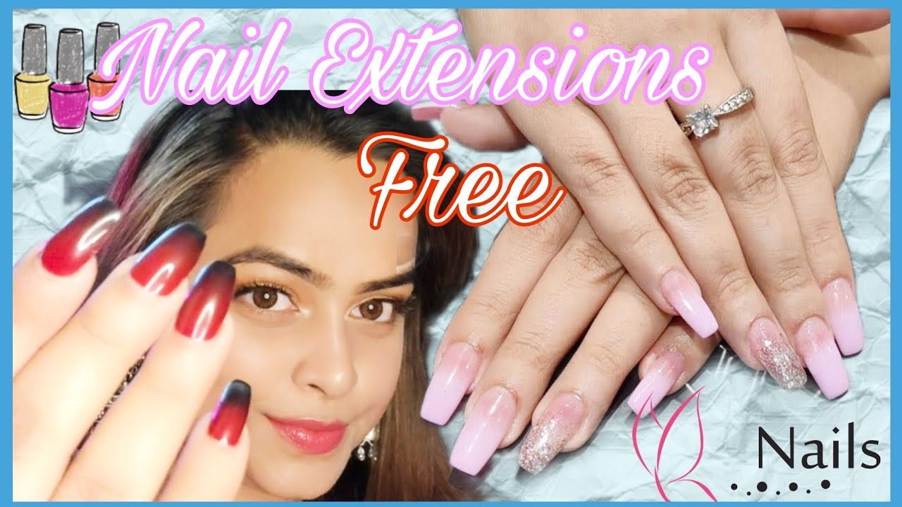 Nail extensions at home nail extensions tutorial in easy way 2022 YouTube