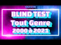 Blind test tout genre hits 2000  2021 avec chansons franaises