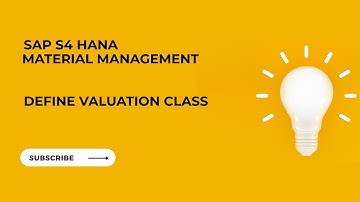 SAP MM-Define Valuation Class | Configuration of Business Partner