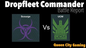 Dropfleet Commander Battle Report: UCM vs Scourge