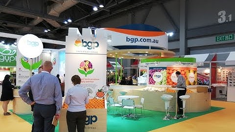 HONG KONG ASIA FRUIT LOGISTICA AFL Booth Design and Setup.