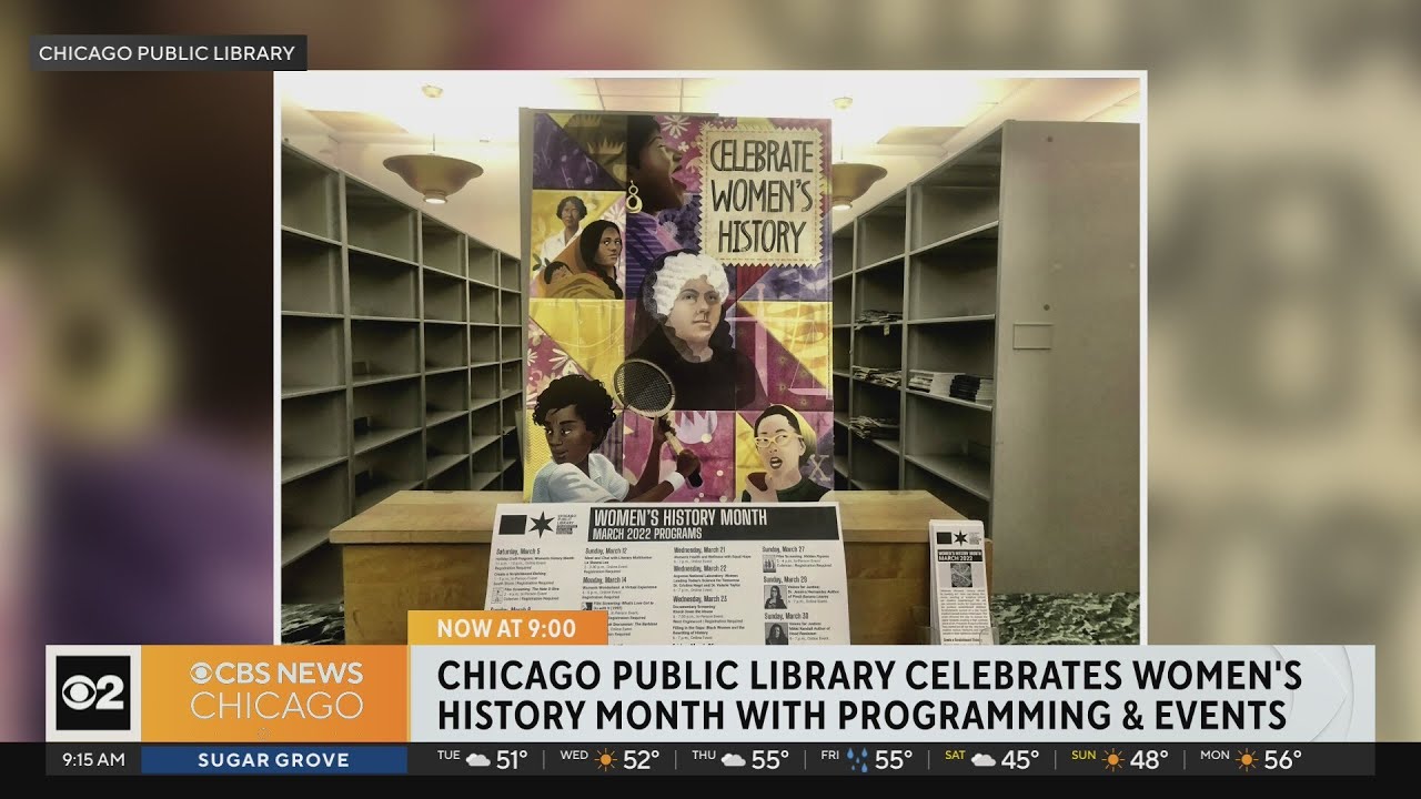 Chicago Public Library celebrating Women’s History Month