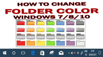 how to change folder color _windows 7_8_10
