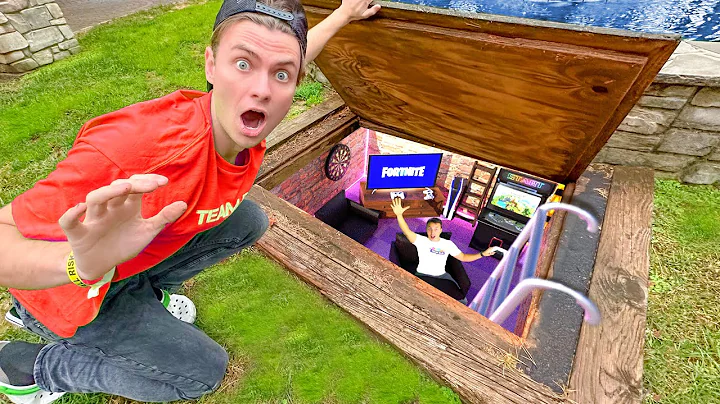 I Built The ULTIMATE SECRET HIDDEN GAMING ROOM In ...