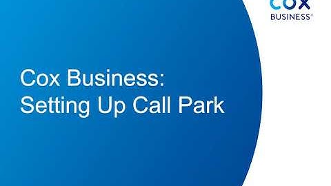 How to Set Up Call Park