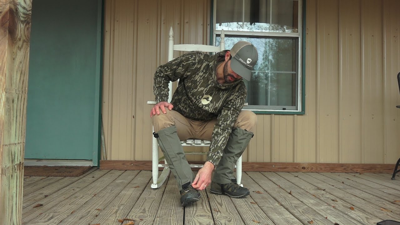 Our Top 3 Tips for Turkey Hunting Gaiters How to Wear, Put on, Adjust