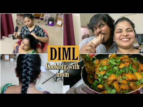 diml-with-ram-&-mom---mom's-special-seeralam-recipe,-skincare,-hairstyle,-fun-vlog-#gottacmyglow