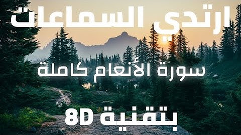 سورة الأنعام كاملة || 8D AUDIO