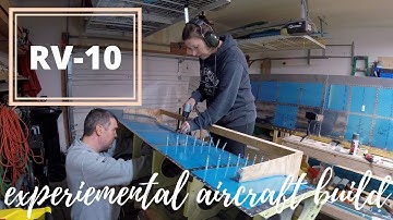 RV-10 | Wings | Right Top Skin and Leading Edge Riveting | RV-Builder