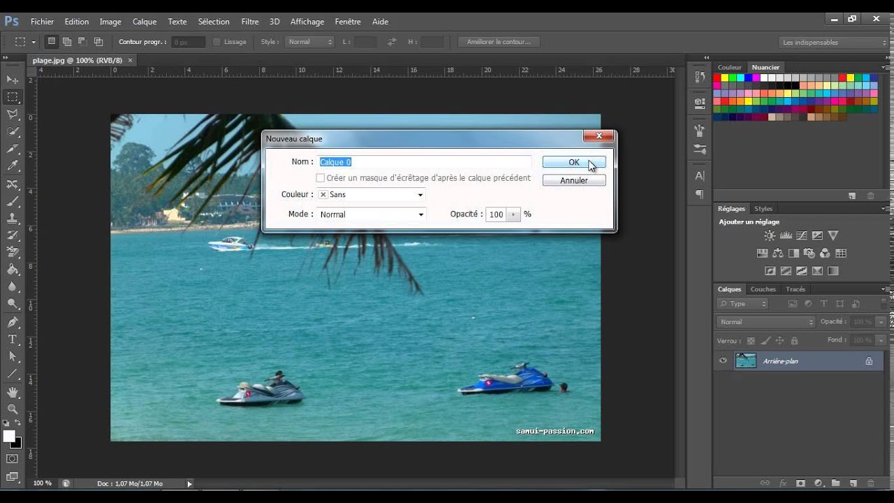 Supprimer facilement une partie d'une image avec Photoshop - YouTube