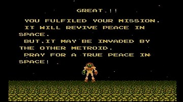 Metroid - All Endings