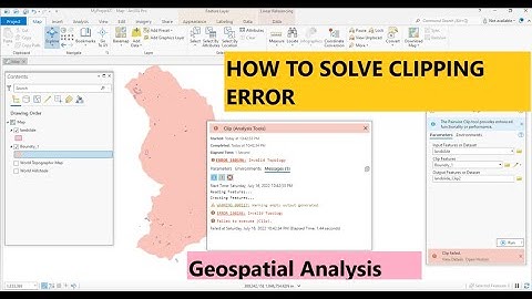 How to solve  Invalid Topology using Repair Geometry tool if your clip is not working