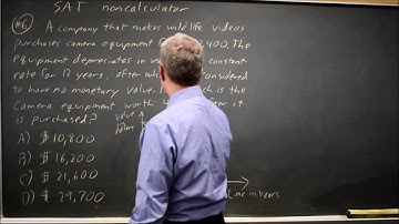 SAT Test 7: Word problems - question #3-6