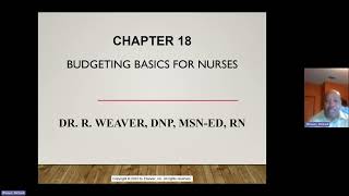 BUDGETING BASICS FOR NURSES Chapter 18
