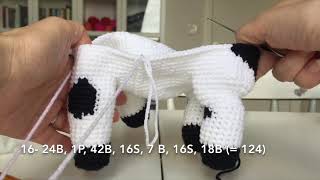 Amigurumi Örgü Sütaş İnek Bölüm 3